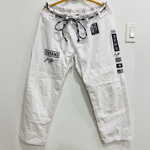 Mens Tatami White Martial Arts Pants - Picture 1 of 16